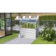 emelt ágyás üvegházzal VITAVIA GAIA JUMBO üveg 3 mm ezüst LG3738