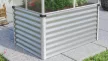 emelt ágyás üvegházzal VITAVIA GAIA JUMBO üveg 3 mm ezüst LG3738