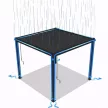 alumínium bioklimatikus pergola LANITPLAST PREMIUM 5x3 m LG4090
