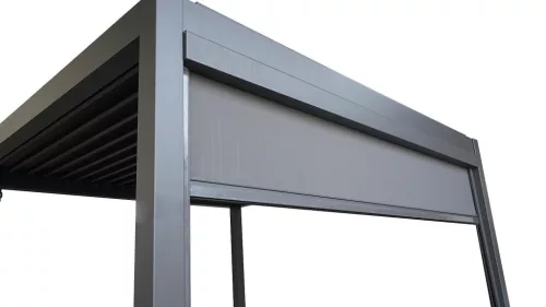 oldalsó hálós roló 5 m a LANITPLAST PREMIUM bioklimatikus pergolához LG4119