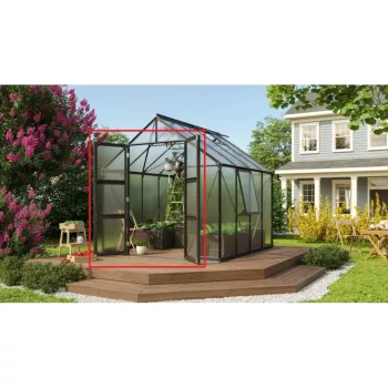 kétszárnyú ajtó VITAVIA (40004237) fekete színű LG4279