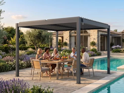 bioklimatikus pergola LANITPLAST BASIC 3x3 m LG4292