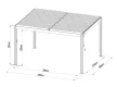 alumínium pergola LANITPLAST BIOCLIMATIC 43 BASIC LG4293