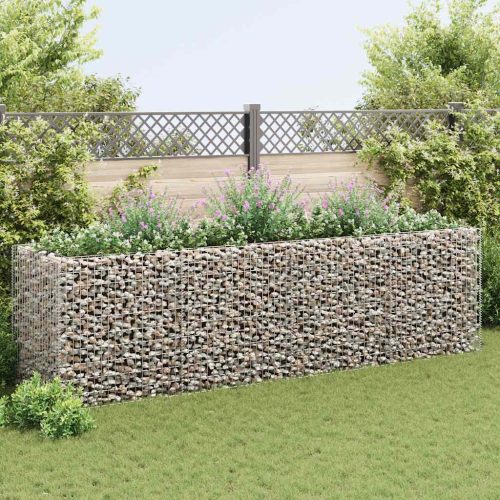 Acél gabion magaságyás 360 x 90 x 100 cm