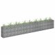 Horganyzott acél gabion magaságyás 360 x 30 x 60 cm