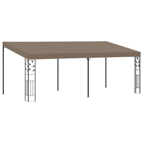 tópszínű falra szerelhető pavilon 6 x 3 x 2,5 m