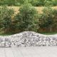 10 db íves horganyzott vas gabion kosár 200x50x40/60 cm