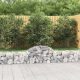 4 db íves horganyzott vas gabion kosár 200x30x40/60 cm