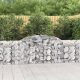 12 db íves horganyzott vas gabion kosár 300x30x80/100 cm
