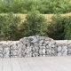 15 db íves horganyzott vas gabion kosár 300x50x60/80 cm