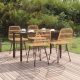 5 részes polyrattan kerti étkezőgarnitúra