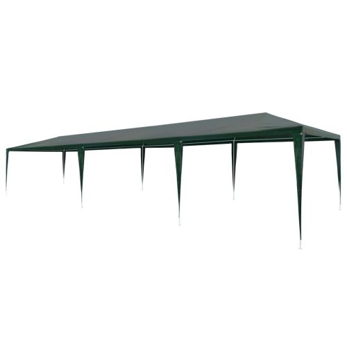 Zöld PE rendezvénysátor 3 x 9 m