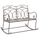 Barna antik vas kerti pad 104 cm