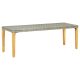 Szürke polyrattan kerti pad 80 cm