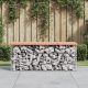 Tömör duglászfenyő gabion kerti pad 103x31,5x42 cm