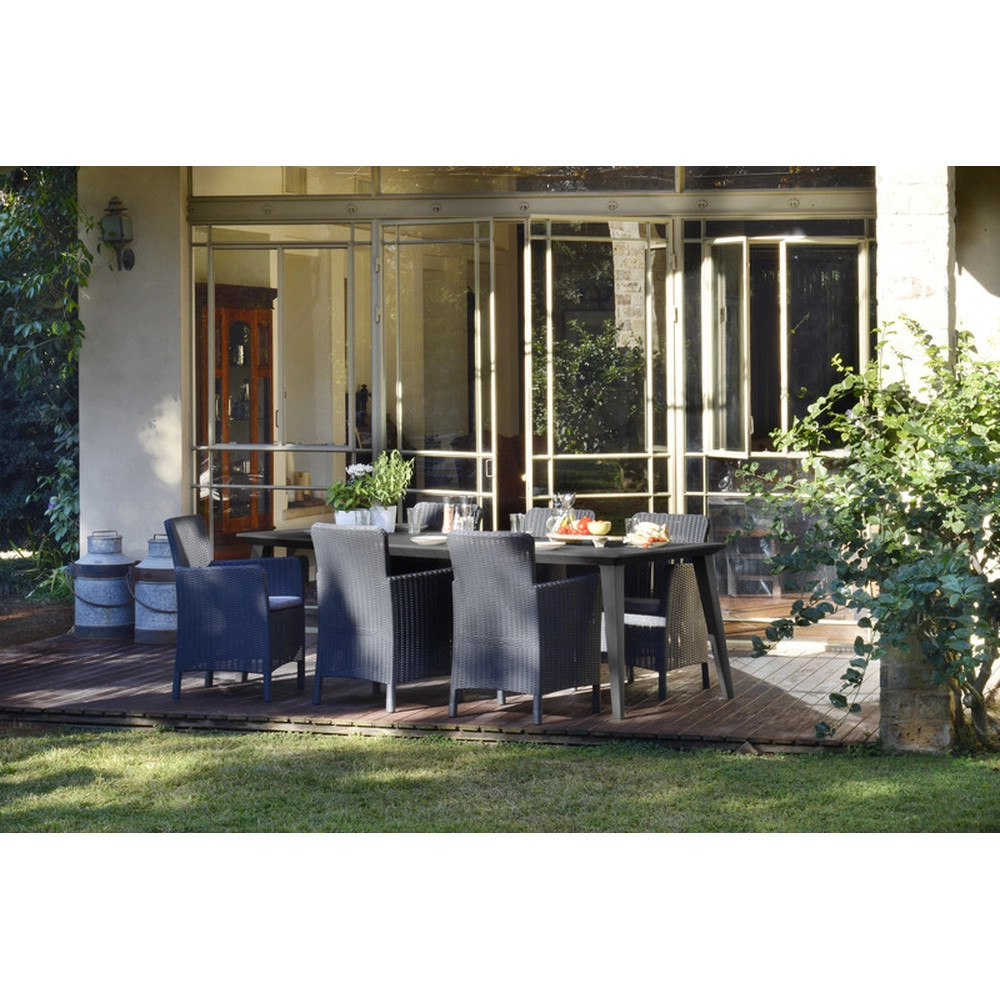Keter Lima 320 műanyag kerti asztal, grafit