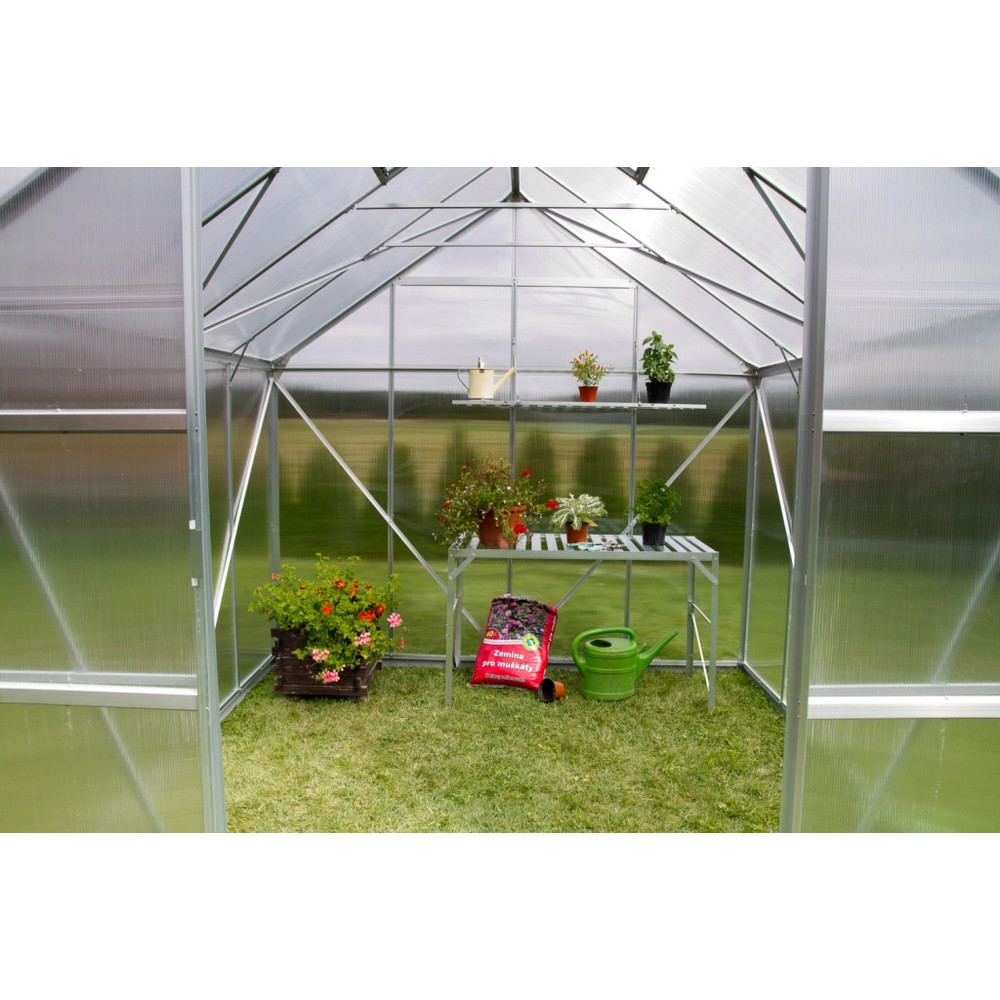 üvegház VITAVIA URANUS 8300 PC 4 mm ezüst színű LG182