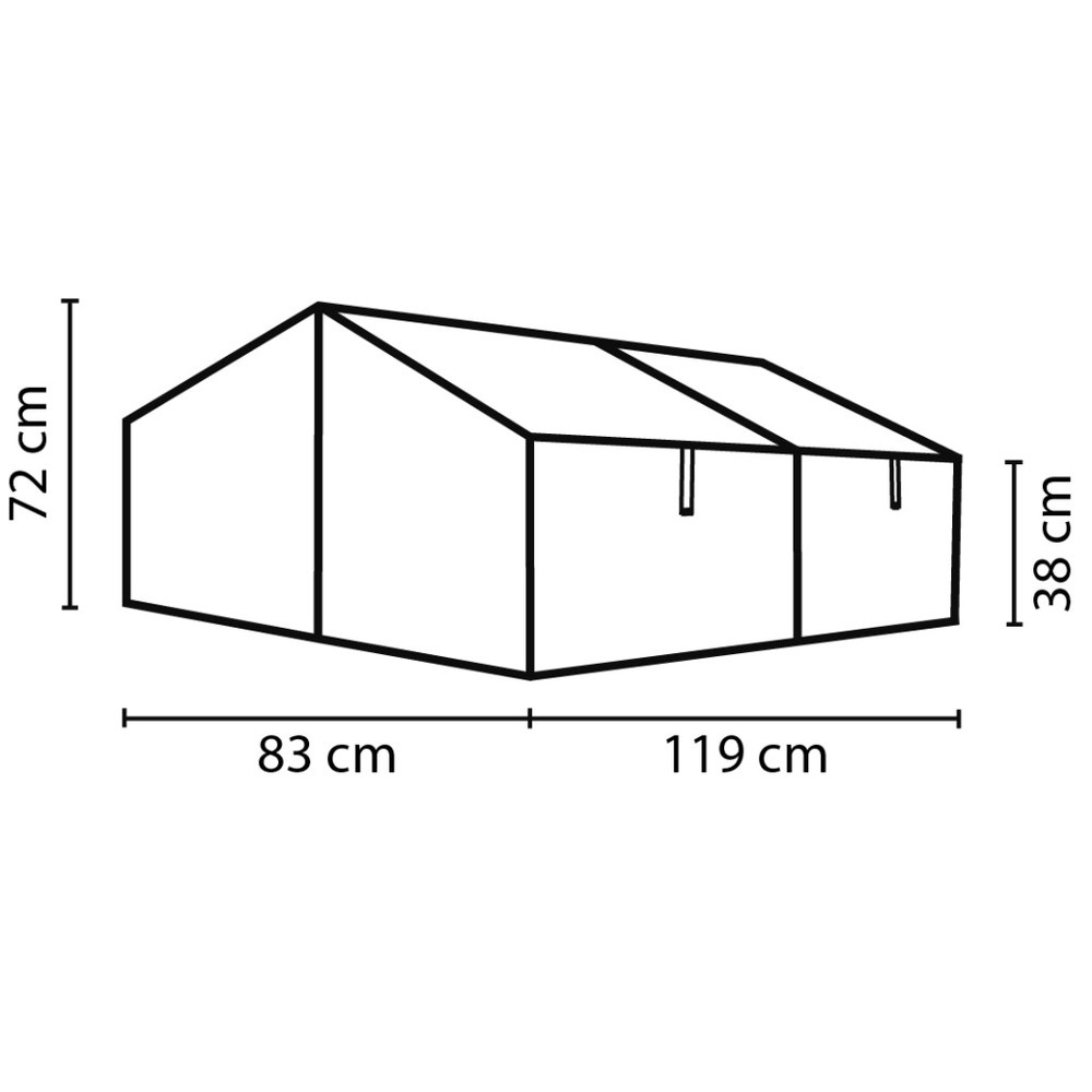 melegágy VITAVIA GAIA JUMBO PC 4 mm ezüst LG3732