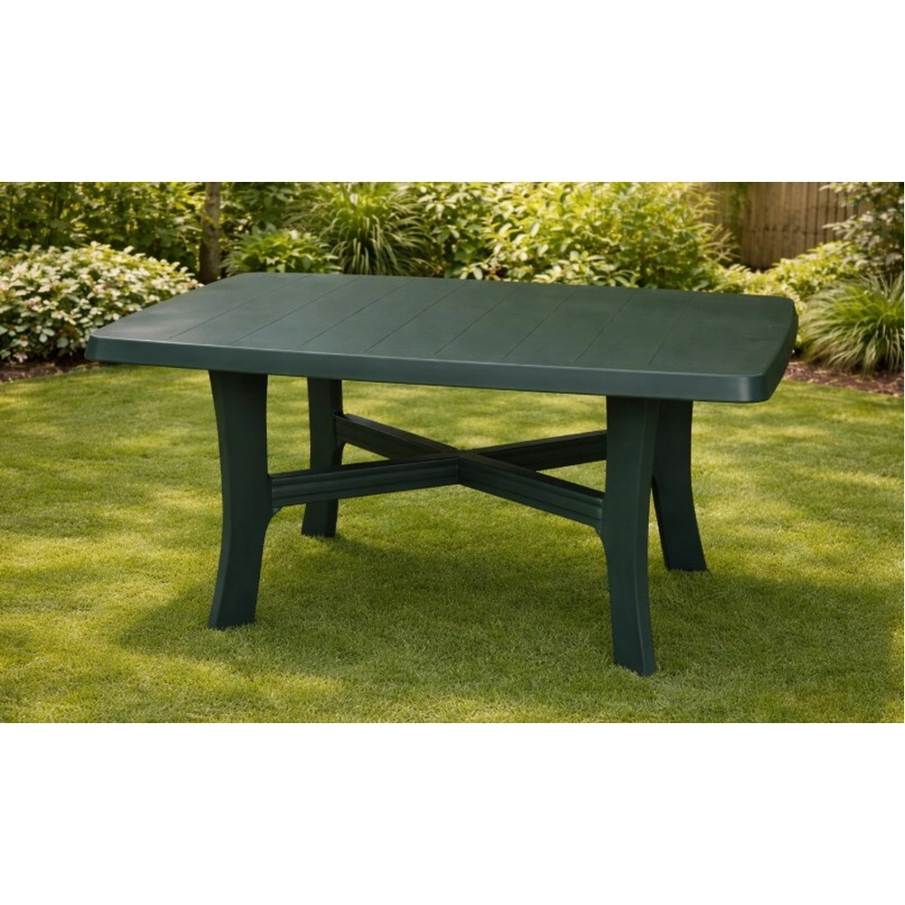 RODANO 138x88x72 cm asztal zöld