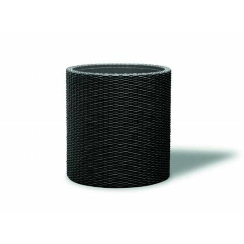 Keter Small cylinder planter műanyag kaspó, antracit színű